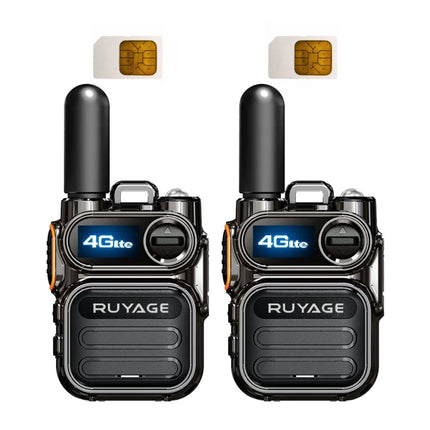 RUYAGE X40 4G LTE PoC Radio Long Range Nationwide Walkie Talkie