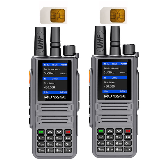 RUYAGE X30 Dual Mode 4G LTE PoC & Analog Walkie Talkie Long Range