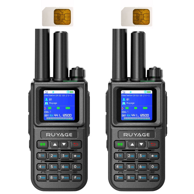 RUYAGE X50 Dual Mode 4G LTE PoC & Analog Walkie Talkie Long Range