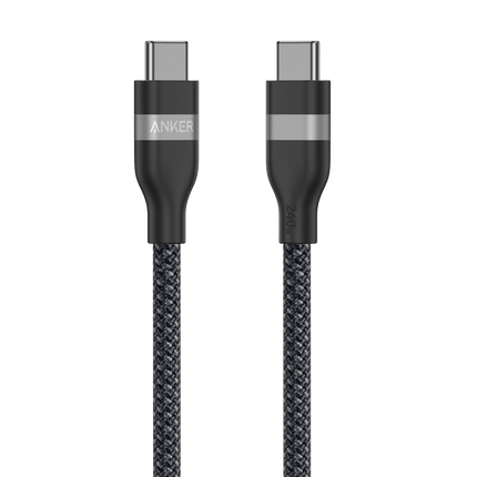 Anker USB-C to USB-C Cable (3 ft / 6 ft, 240W, Upcycled-Braided)
