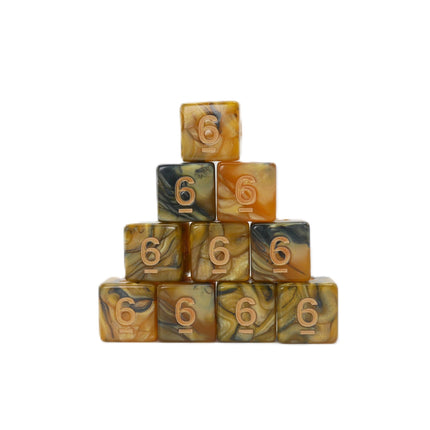 Saharan Sands 10d6 - DnD Dice Set | Acrylic RPG Gaming Dice