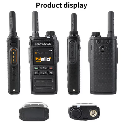 RUYAGE RY65 Zello 4G LTE PoC Radio Long Range Nationwide Walkie Talkie