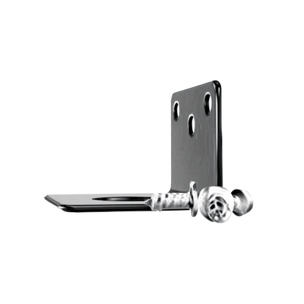 Atlantic Radio TMB34B-AR 3/4" Trunk Mount L-Bracket (Black)