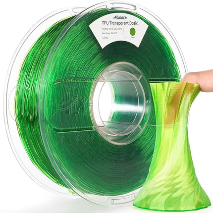 TPU Transparent 1.75mm, 1KG/2.2LB