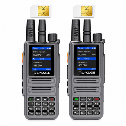 RUYAGE X30 Dual-Mode 4G LTE PoC & 5W UHF Two-Way Radio – IP54