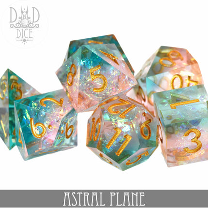 Astral Plane Handmade Dice Set