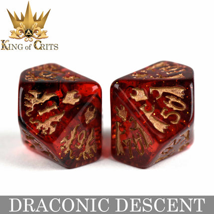 Draconic Descent 11 Dice Set