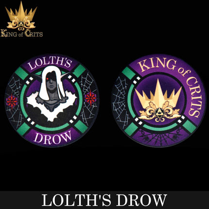 Lolth's Drow 11 Dice Set