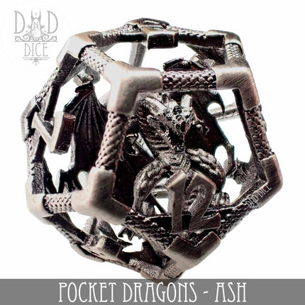Pocket Dragons Ash - Metal Dice Set (Gift Box)