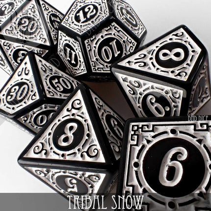 Tribal Snow Dice Set