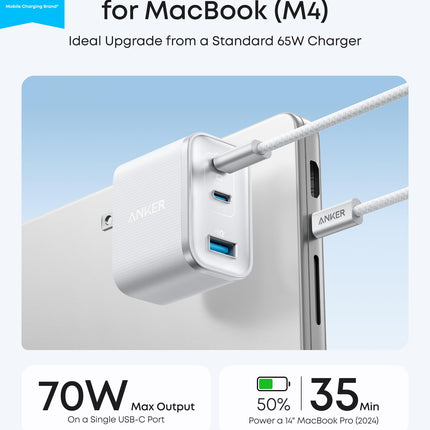 Anker Nano Charger (70W, 3 Ports)