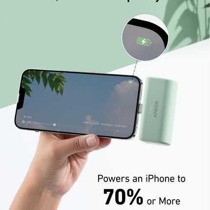 Anker Nano Power Bank (12W, Built-In Lightning Connector)