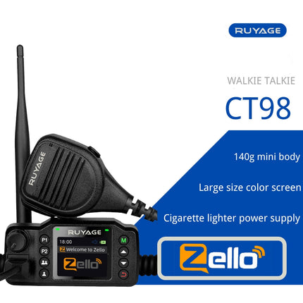 RUYAGE Zello 4G LTE Mobile Radio for Truck & Fleet PTT Communication