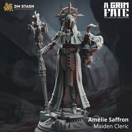 Amélie Saffron, Maiden Cleric (Female Human Cleric)