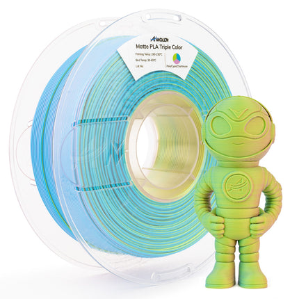 PLA Matte Triple Filament 1.75mm, 1KG/2.2LB