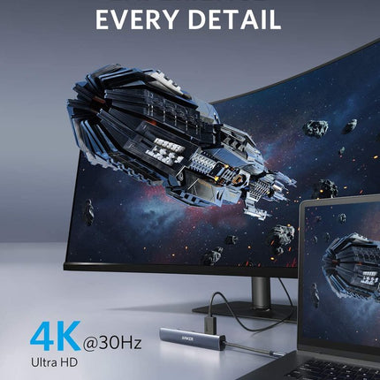 Anker <b>543</b> USB-C Hub (6-in-1, Slim)