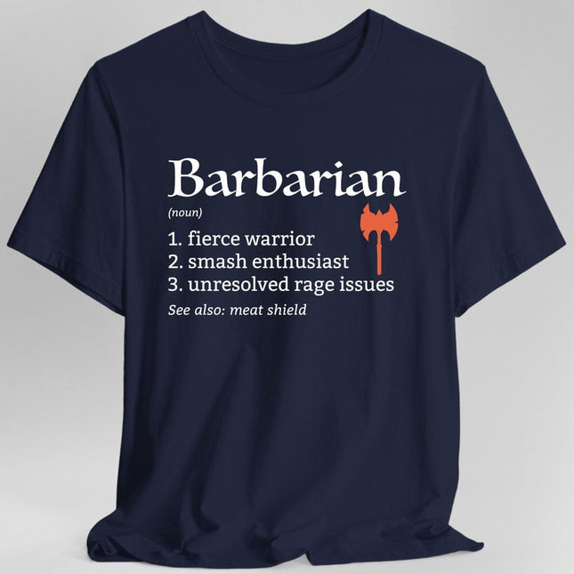 Barbarian Class Definition T-Shirt