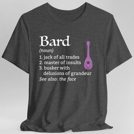 Bard Class Definition D&D T-Shirt