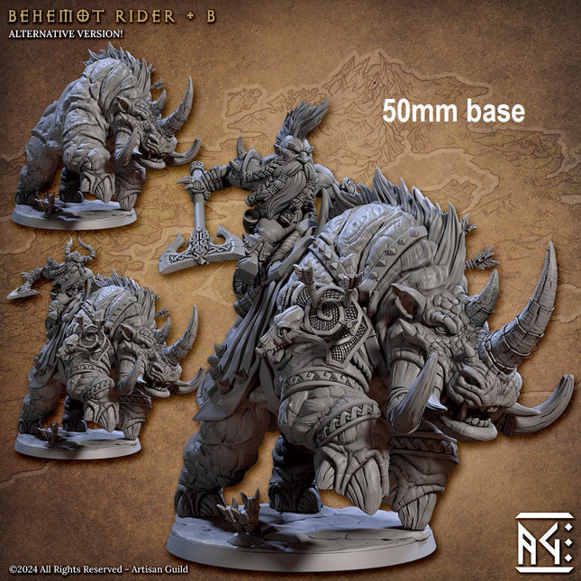 Behemot Rider (Base Sculpt B)
