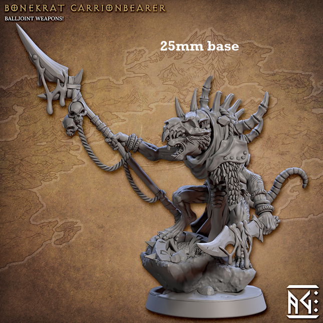 Bonekrat Carrionbearer (Male Ratkin Warlord)