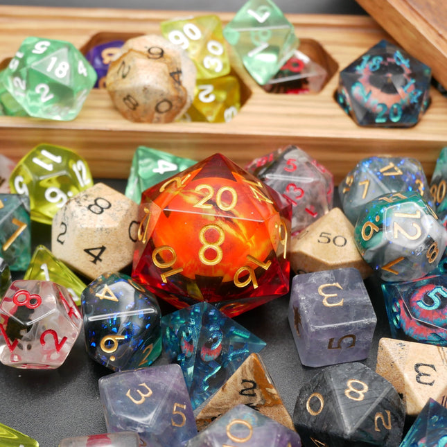 Mystery Hoard - 10 Dice Set Bundle + 1 RPG Accessory