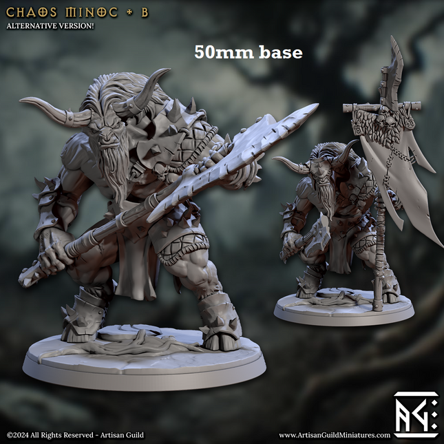 Chaos Minoc - Sculpt B (Minotaur)