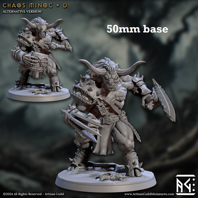 Chaos Minoc - Sculpt D (Minotaur)