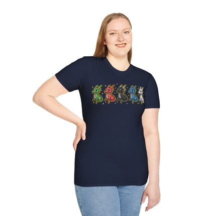 Chromatic Dragons Pixel Art T-shirt