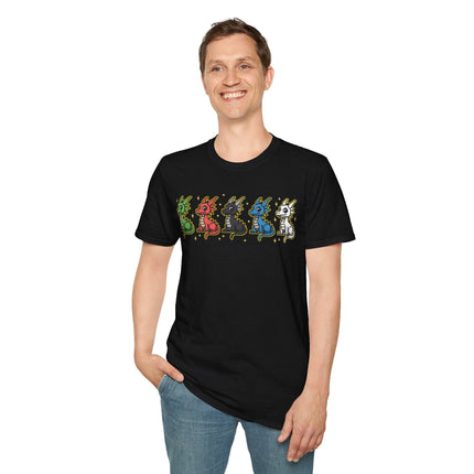 Chromatic Dragons Pixel Art T-shirt