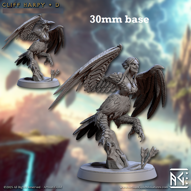 Cliff Harpy: Sculpt D