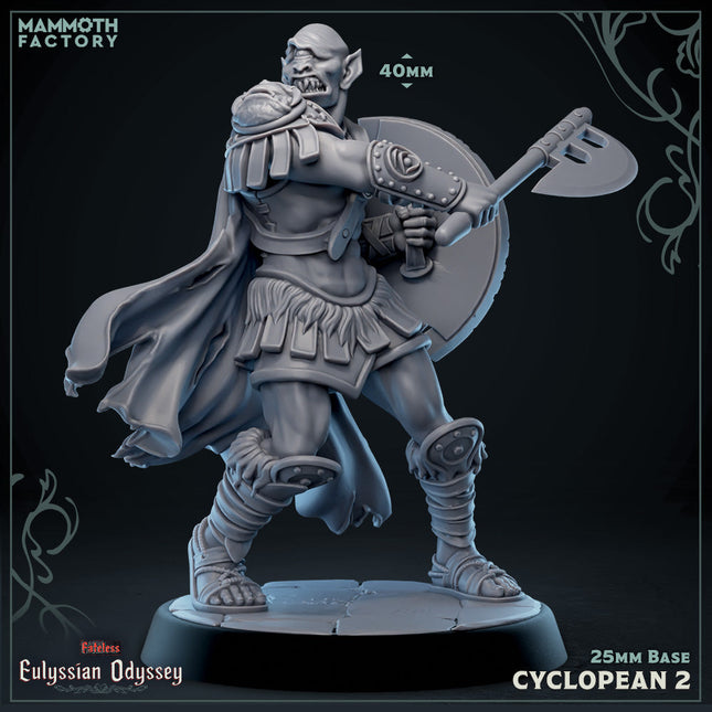 Cyclopean: Sculpt 2 (Cyclops Warrior)