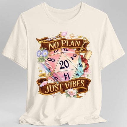 D&D Shirt No Plan Just Vibes