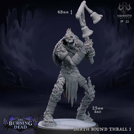 Death Bound Thrall: Sculpt 1 (Skeleton Musician, Regular or On Fire)