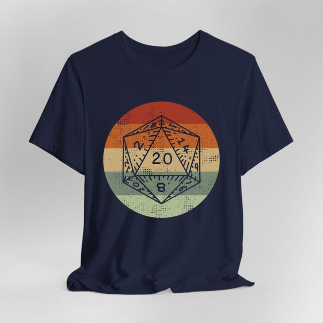 DnD D20 Shirt | Retro Sunset