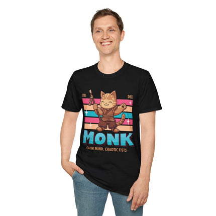 DnD Monk Shirt - D&D Kawaii Class T-shirt