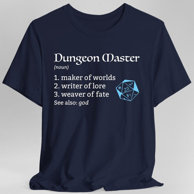 Dungeon Master Definition T-Shirt – Funny DnD DM Definition Tee