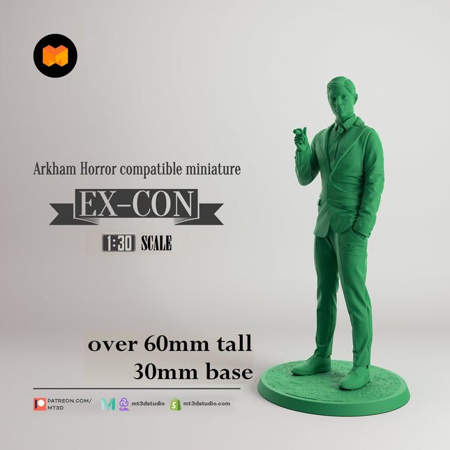 Arkham Compatible Investigator: The Ex-Con (Skids O'Toole)