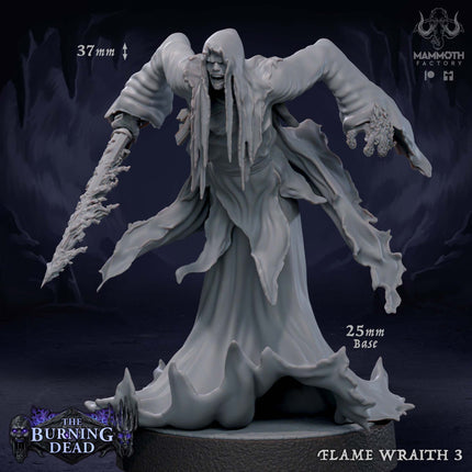 Flame Wraith: Sculpt 3