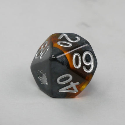 Forgotten Amber - 7 Piece DnD Dice Set | Acrylic RPG Gaming Dice