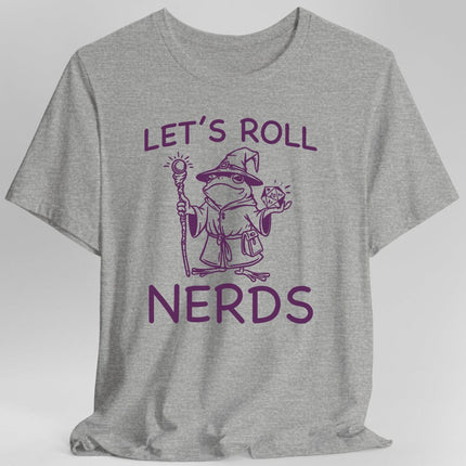 Funny D&D "Let’s Roll Nerds" Shirt