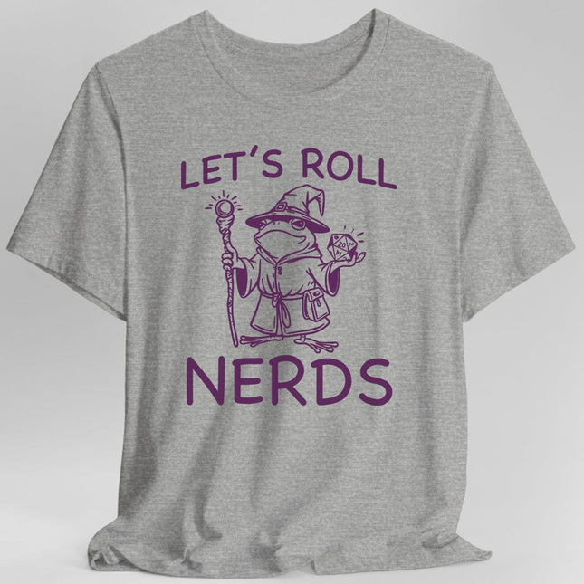 Funny D&D "Let’s Roll Nerds" Shirt