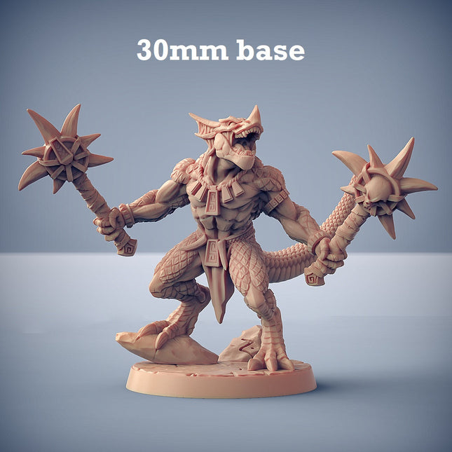 Goldmaw Lizard: Sculpt D (Male Lizardfolk Warrior)