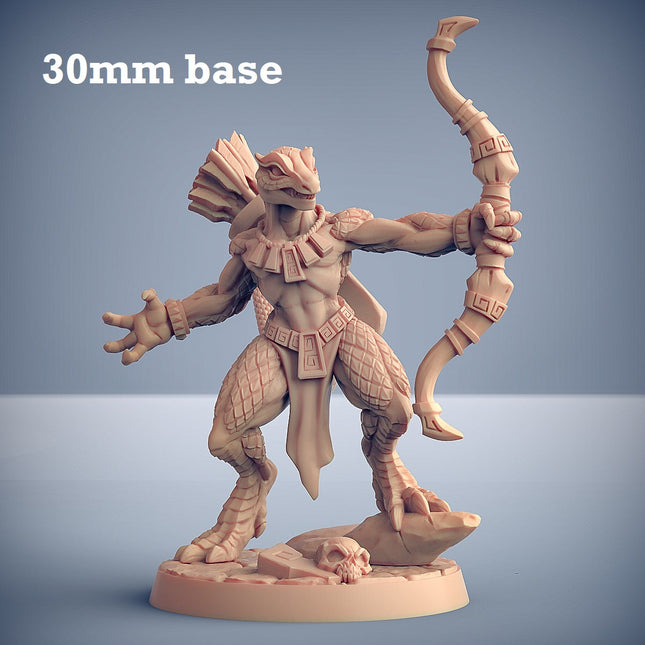 Goldmaw Lizard: Sculpt F (Female Lizardfolk Warrior)