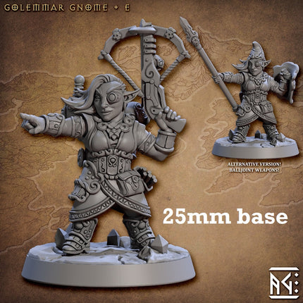 Golemmar Gnome: Sculpt E (Female Gnome Artificer)
