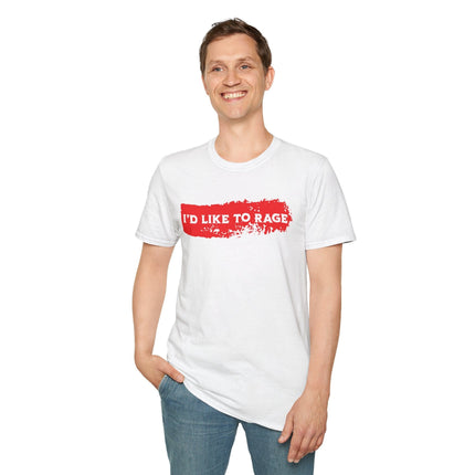 I'd Like to Rage Bloodstain T-Shirt