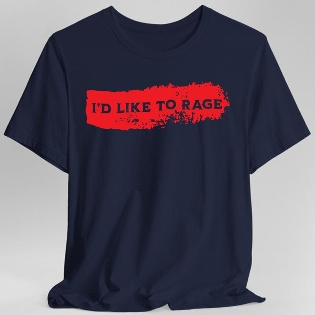 I'd Like to Rage Bloodstain T-Shirt