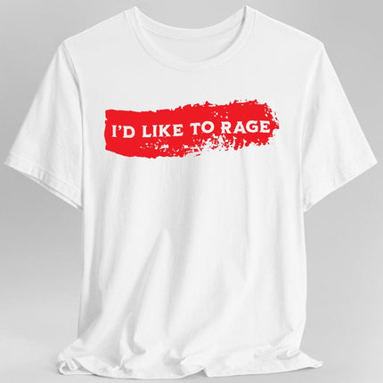 I'd Like to Rage Bloodstain T-Shirt