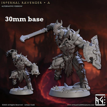 Infernal Ravager: Sculpt A (Demon Warrior)