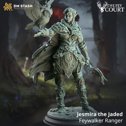 Jesmira the Jaded (Female Feywalker Elf Ranger)