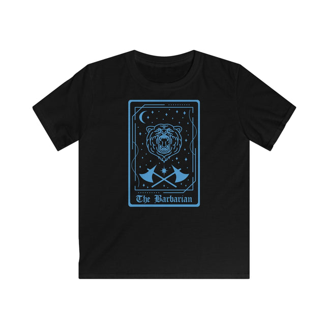 The Barbarian Tarot Card Kids T-Shirt